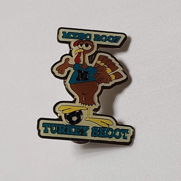 Mukilteo Youth Soccer Club Turkey Shoot 2009 MYSC Enamel Pin Washington WA - Picture 2 of 6